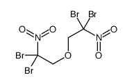 1,1-dibromo-2-(2,2-dibromo-2-nitroethoxy)-1-nitroethane Structure