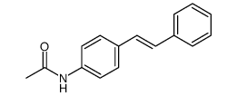 TRANS-4-ACETYL-AMINOSTILBENE structure