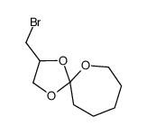 3-(bromomethyl)-1,4,11-trioxaspiro[4.6]undecane结构式
