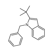 1-benzyl-2-tert-butylindole Structure