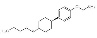 反-1-乙氧基-4-(反-4-戊基环己基)苯结构式