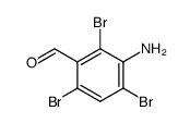 3-amino-2,4,6-tribromo-benzaldehyde结构式