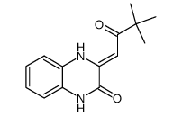 3-[(Z)-3,3dimethyl-2-oxobutylidene]-3,4-dihydroquinoxalin-2(1H)-one Structure