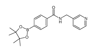 N-吡啶-3-甲基-4-(4,4,5,5-四甲基-[1,3,2]二噁硼烷-2-基)-苯甲酰胺结构式