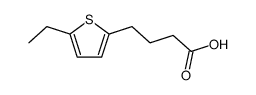 4-(5-ethyl-[2]thienyl)-butyric acid Structure