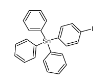 (C6H5)3SnC6H4-p-I Structure