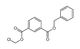 1-O-benzyl 3-O-(chloromethyl) benzene-1,3-dicarboxylate Structure