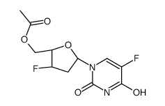 [(2R,3S,5R)-3-fluoro-5-(5-fluoro-2,4-dioxopyrimidin-1-yl)oxolan-2-yl]methyl acetate Structure