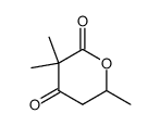3,3,6-trimethyldihydro-2H-pyran-2,4(3H)-dione结构式