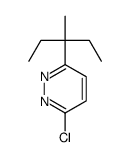 3-chloro-6-(3-methylpentan-3-yl)pyridazine结构式
