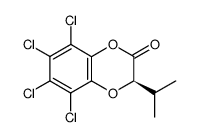 5,6,7,8-tetrachloro-3-isopropylbenzo[1,4]dioxin-2-one Structure