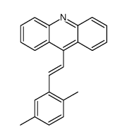 (E)-9-(2,5-dimethylstyryl)acridine结构式