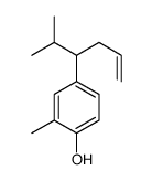 2-methyl-4-(2-methylhex-5-en-3-yl)phenol Structure