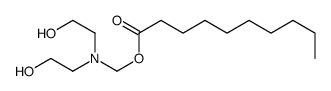 [bis(2-hydroxyethyl)amino]methyl decanoate Structure
