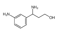 3-(3-AMINOPHENYL)-DL-BETA-ALANINOL structure