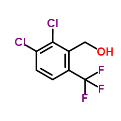 (2,3-二氯-6-(三氟甲基)苯基)甲醇结构式