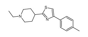 2-(1-ethylpiperidin-4-yl)-4-(4-methylphenyl)-1,3-thiazole Structure