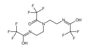 2,2,2-trifluoro-N-[2-[(2,2,2-trifluoroacetyl)-[2-[(2,2,2-trifluoroacetyl)amino]ethyl]amino]ethyl]acetamide结构式