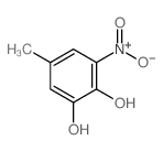 5-甲基-3-硝基苯-1,2-二醇结构式
