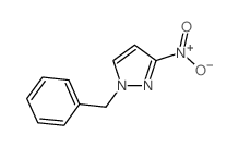 1-苄基-3-硝基吡唑结构式