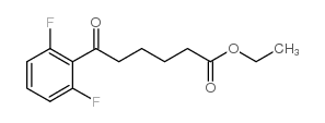 ethyl 6-(2,6-difluorophenyl)-6-oxohexanoate structure