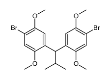 1-bromo-4-[1-(4-bromo-2,5-dimethoxyphenyl)-2-methylpropyl]-2,5-dimethoxybenzene Structure