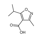 5-Isopropyl-3-methylisoxazole-4-carboxylic acid Structure