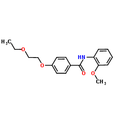 4-(2-Ethoxyethoxy)-N-(2-methoxyphenyl)benzamide结构式