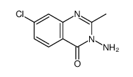 3-AMINO-7-CHLORO-2-METHYLQUINAZOLIN-4(3H)-ONE Structure