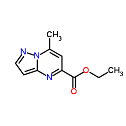7-Methyl-pyrazolo[1,5-a]pyrimidine-5-carboxylic acid ethyl ester Structure