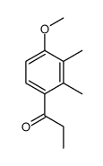 1-(4-methoxy-2,3-dimethylphenyl)propan-1-one结构式