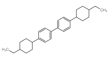 4,4’-双(4-乙基环己基)-1,1’-联苯结构式