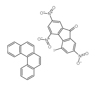 benzo[c]phenanthrene,4-iodo-2,5,7-trinitrofluoren-9-one Structure