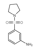 3-(1-吡咯基磺酰)苯胺结构式