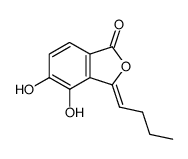 (Z)-3-butylidene-4,5-dihydroxyphthalide结构式
