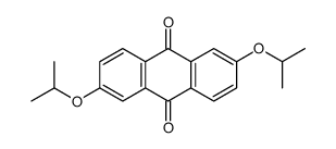 2,6-di(propan-2-yloxy)anthracene-9,10-dione结构式