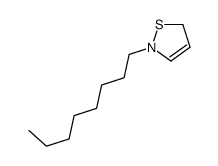 2-octyl-5H-1,2-thiazole结构式