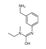 3-[3-(aminomethyl)phenyl]-1-ethyl-1-methylurea Structure