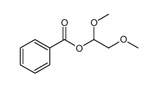 Ethanol, 1,2-dimethoxy-, 1-benzoate Structure