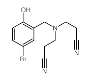 Propionitrile,3,3'-[(5-bromosalicyl)imino]di- (7CI)结构式