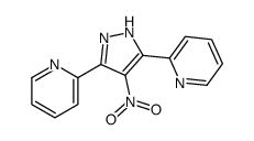 2-(4-nitro-3-pyridin-2-yl-1H-pyrazol-5-yl)pyridine Structure