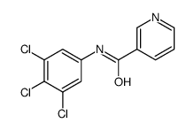 N-(3,4,5-trichlorophenyl)pyridine-3-carboxamide结构式