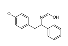 N-[2-(4-methoxyphenyl)-1-phenylethyl]formamide结构式