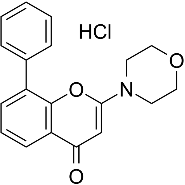 LY-294,002 hydrochloride Structure