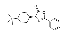 4-(4-tert-butylcyclohexylidene)-2-phenyl-1,3-oxazol-5-one结构式