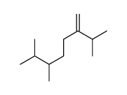 2,3,7-trimethyl-6-methylideneoctane Structure