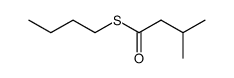 S-butyl 3-methylbutanethioate结构式