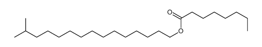 14-methylpentadecyl octanoate结构式