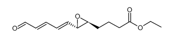 5(S),6(S),7(E),9(E) ethyl 5,6-epoxy-11-oxo-7,9-undecadienoate结构式