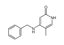 4-(benzylamino)-5-methylpyridin-2(1H)-one结构式